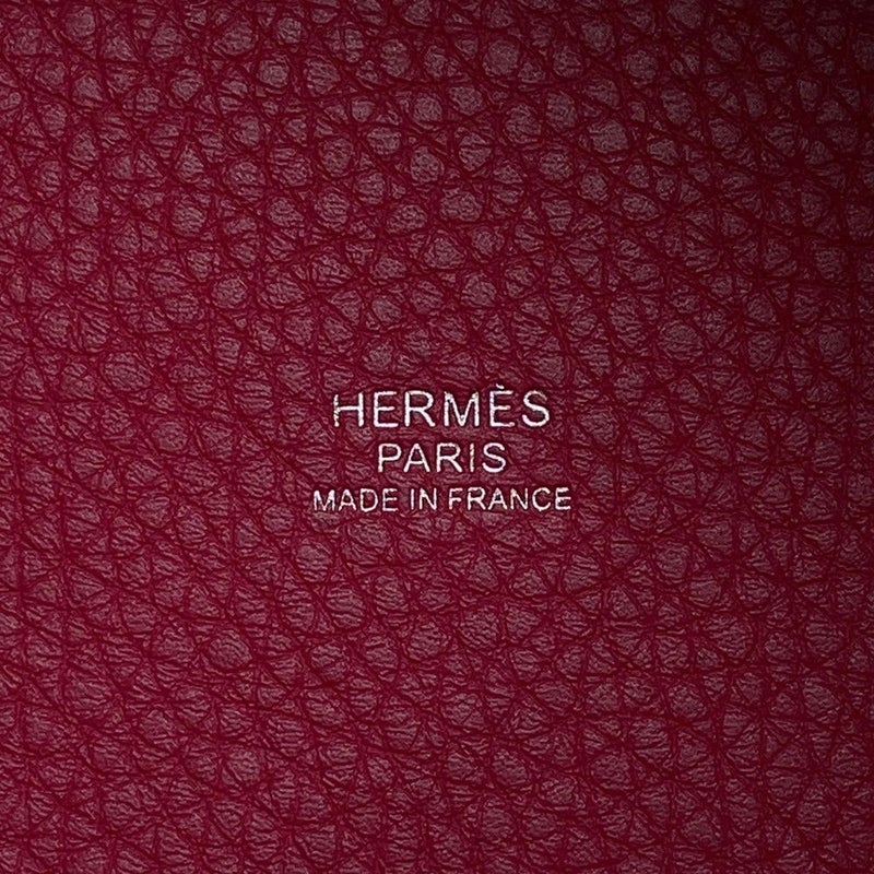 エルメス ピコタンロックPM カザック2 ブルーニュイ/ルージュセリエ/フランボワーズ/シルバー金具 トリヨンクレマンス Z刻印