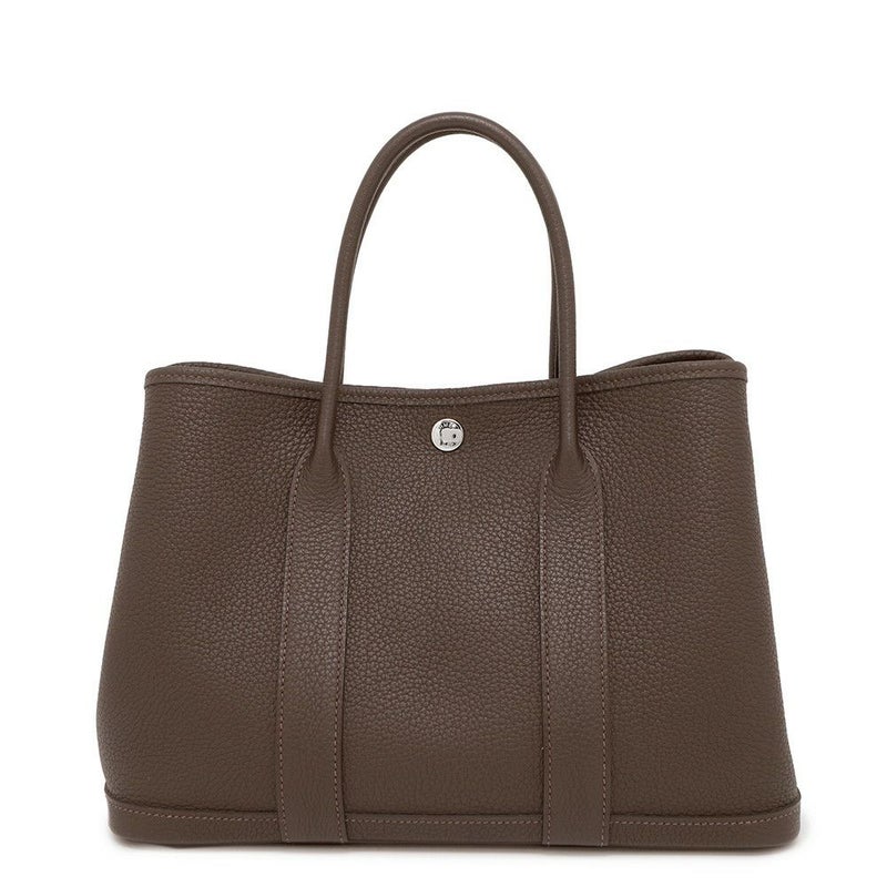 エルメス トートバッグ ガーデンパーティTPM エベンヌ/シルバー金具 ネゴンダ  Y刻印