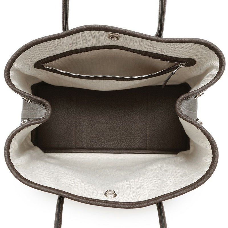 エルメス トートバッグ ガーデンパーティTPM エベンヌ/シルバー金具 ネゴンダ  Y刻印