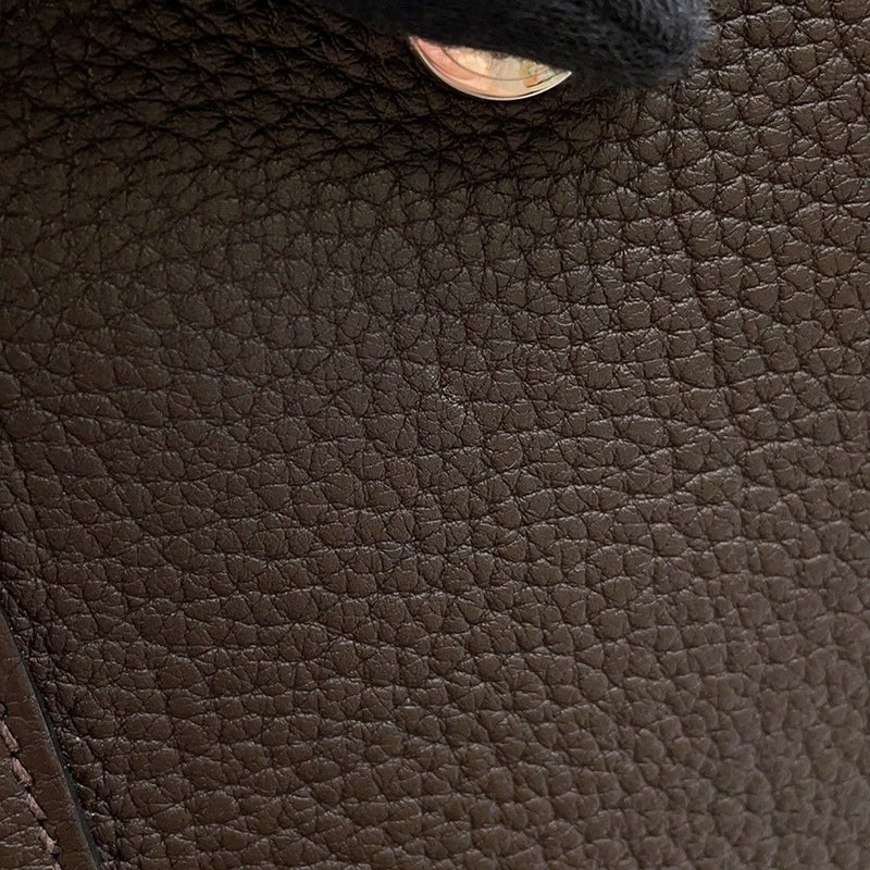 エルメス トートバッグ ガーデンパーティTPM エベンヌ/シルバー金具 ネゴンダ  Y刻印