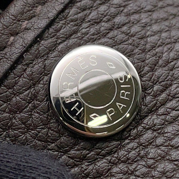 エルメス トートバッグ ガーデンパーティTPM エベンヌ/シルバー金具 ネゴンダ  Y刻印