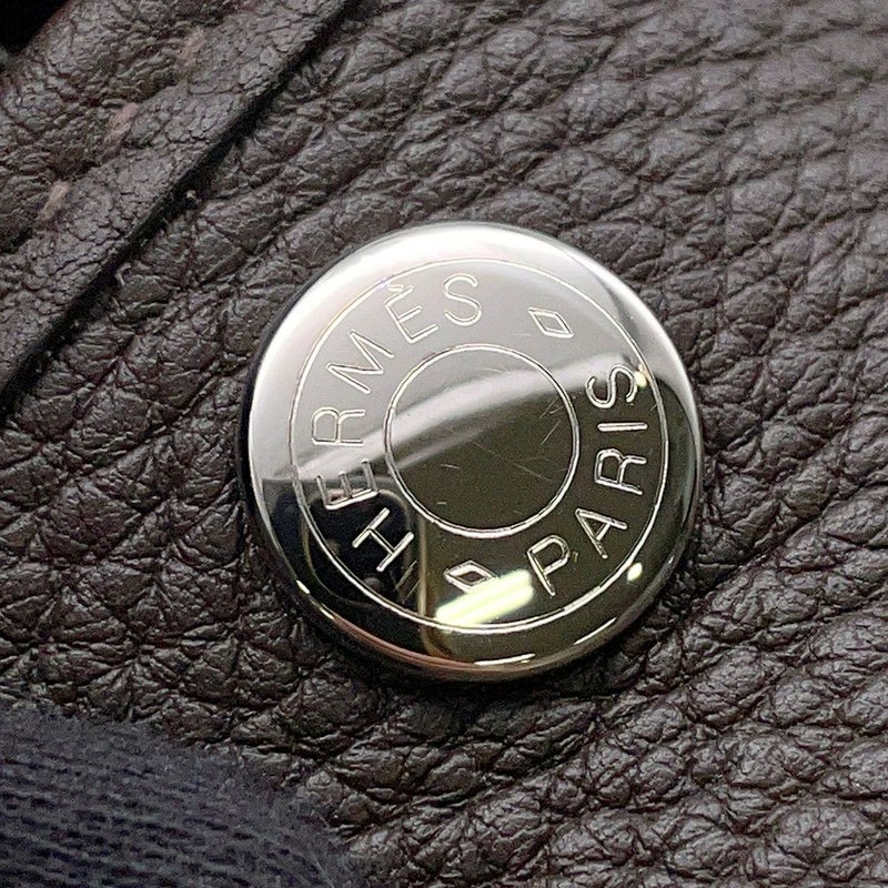 エルメス トートバッグ ガーデンパーティTPM エベンヌ/シルバー金具 ネゴンダ  Y刻印