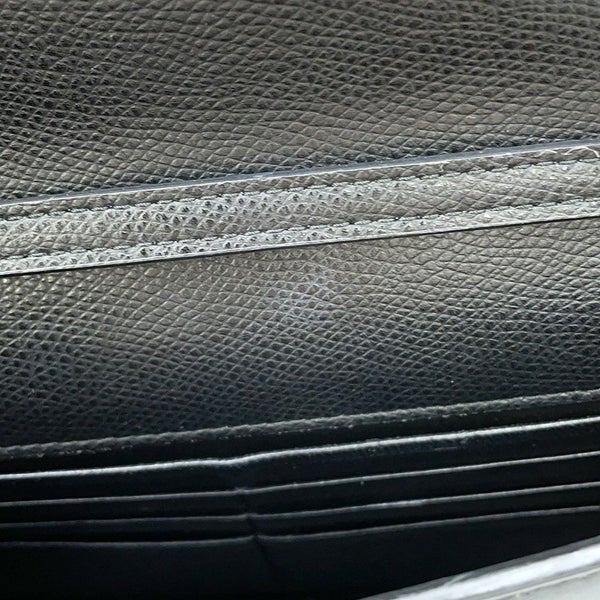 フェンディ ショルダーウォレット FFダイヤモンド レザー 8M0488 FENDI 長財布 黒