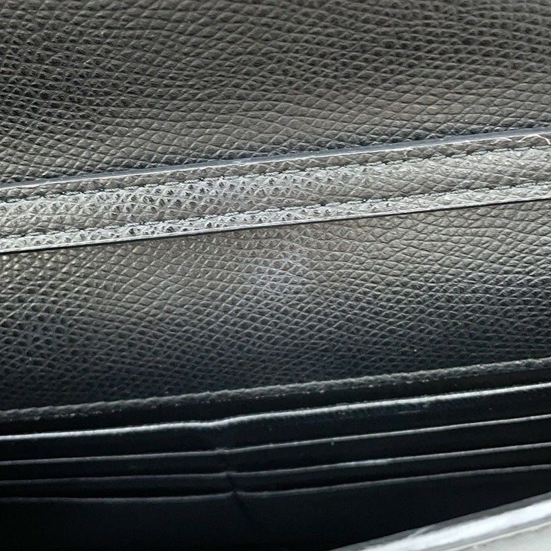 フェンディ ショルダーウォレット FFダイヤモンド レザー 8M0488 FENDI 長財布 黒