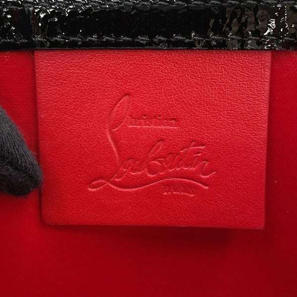 クリスチャン・ルブタン トートバッグ カバタ CABATA スタッズ 3175207 Christian Louboutin ポーチ付き 黒