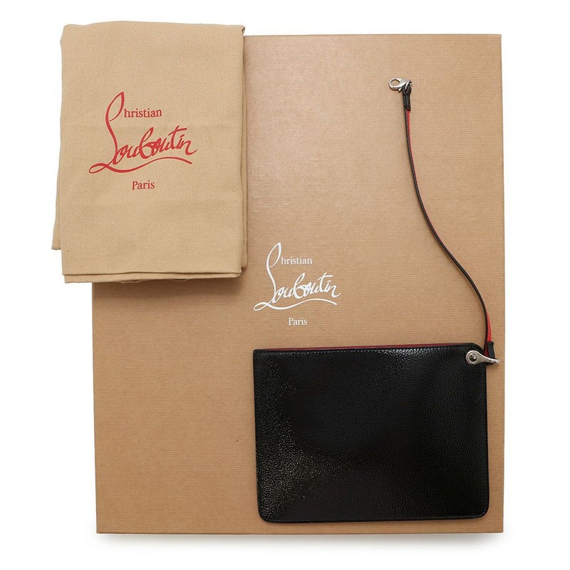 クリスチャン・ルブタン トートバッグ カバタ CABATA スタッズ 3175207 Christian Louboutin ポーチ付き 黒
