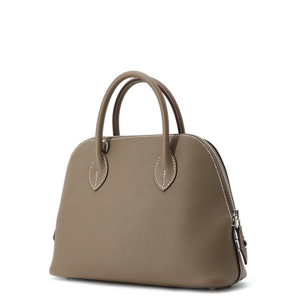 エルメス ボリード1923 25 エトゥープ/シルバー金具 エバーカラー K刻印 HERMES 2wayショルダー