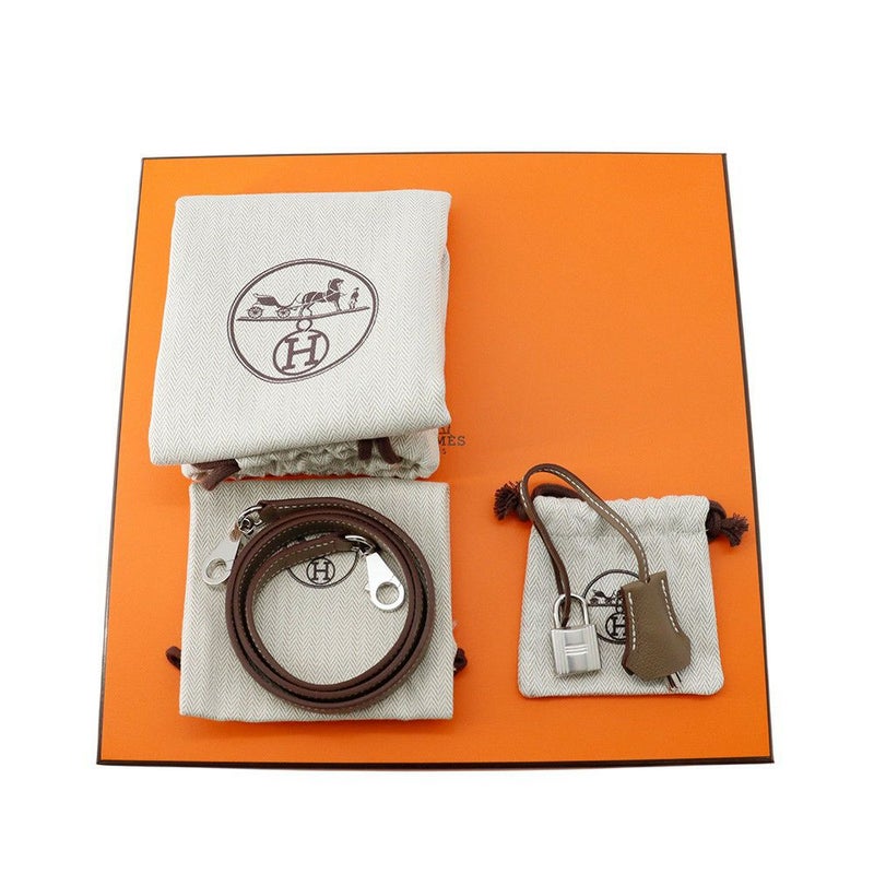 エルメス ボリード1923 25 エトゥープ/シルバー金具 エバーカラー K刻印 HERMES 2wayショルダー