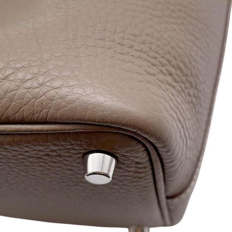 エルメス ハンドバッグ ピコタンロックPM エトゥープ/シルバー金具 トリヨンクレマンス B刻印