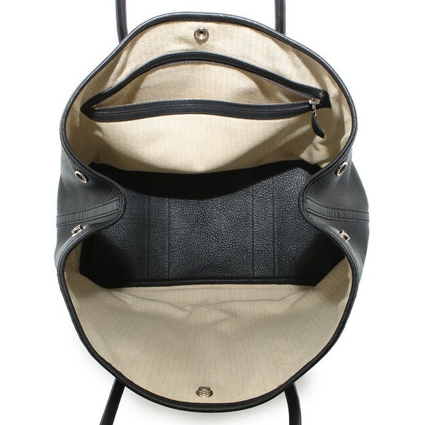 エルメス トートバッグ ガーデンパーティPM ブラック/シルバー金具 カントリー □K刻印 黒