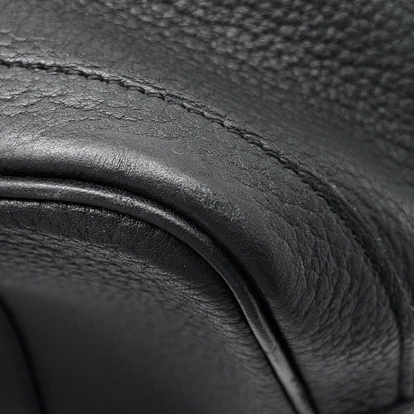 エルメス トートバッグ ガーデンパーティPM ブラック/シルバー金具 カントリー □K刻印 黒