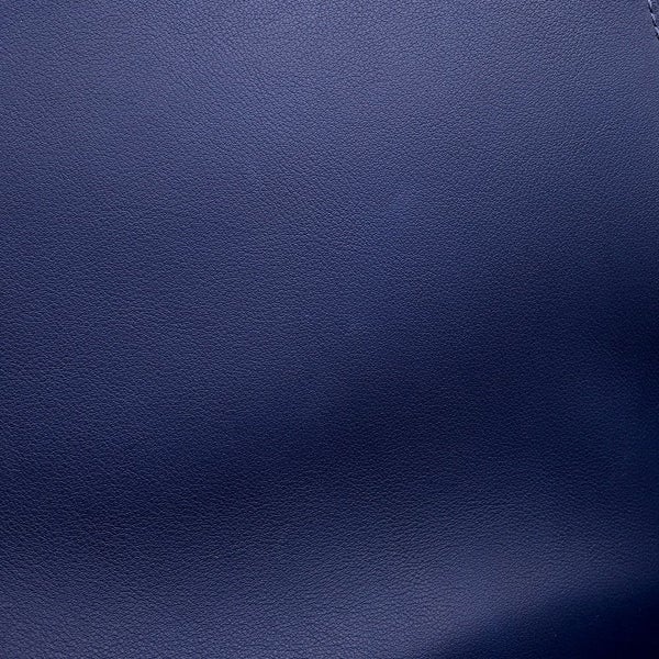 エルメス ショルダーバッグ ゲタ ネイビー/シルバー金具 シェブルミゾル B刻印