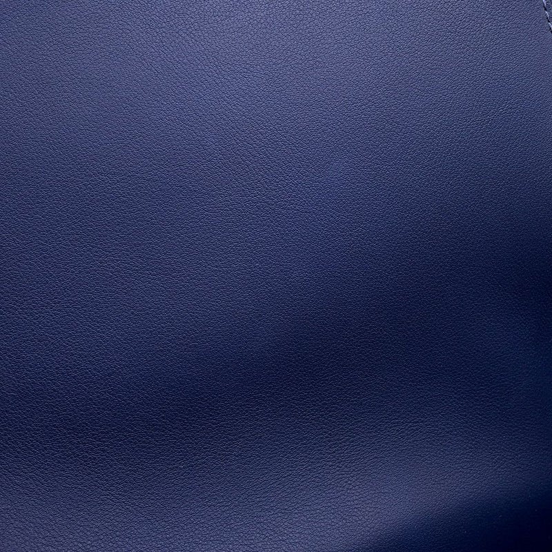 エルメス ショルダーバッグ ゲタ ネイビー/シルバー金具 シェブルミゾル B刻印