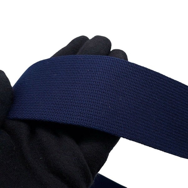 エルメス ショルダーバッグ ゲタ ネイビー/シルバー金具 シェブルミゾル B刻印