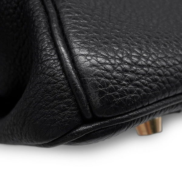 エルメス バーキン35 ブラック/ゴールド金具 トゴ □G刻印 HERMES Birkin ハンドバッグ 黒