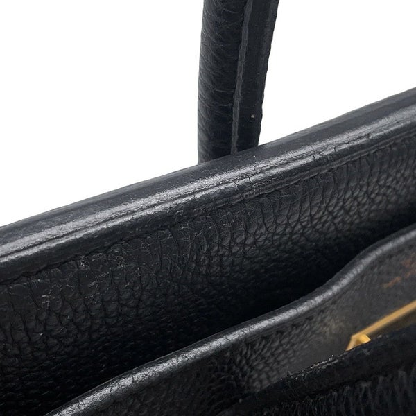 エルメス バーキン35 ブラック/ゴールド金具 トゴ □G刻印 HERMES Birkin ハンドバッグ 黒