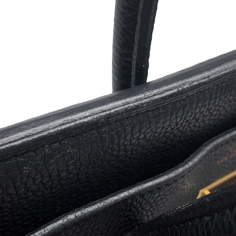 エルメス バーキン35 ブラック/ゴールド金具 トゴ □G刻印 HERMES Birkin ハンドバッグ 黒