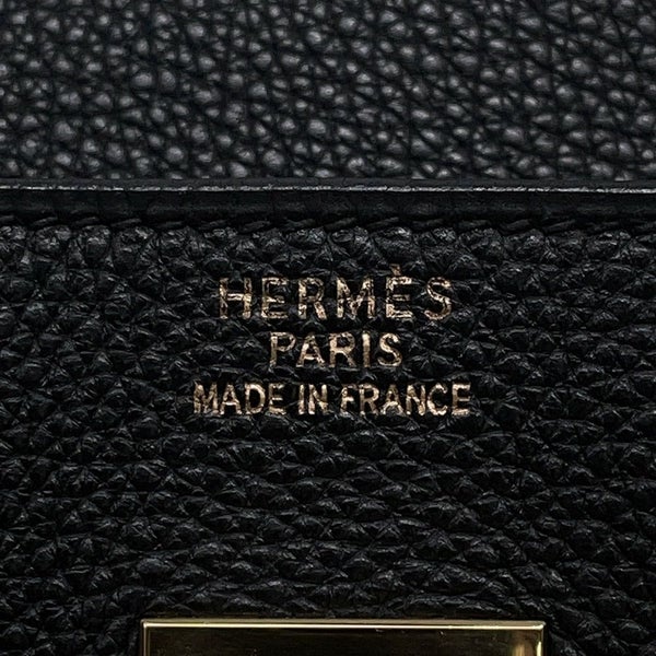 エルメス バーキン35 ブラック/ゴールド金具 トゴ □G刻印 HERMES Birkin ハンドバッグ 黒