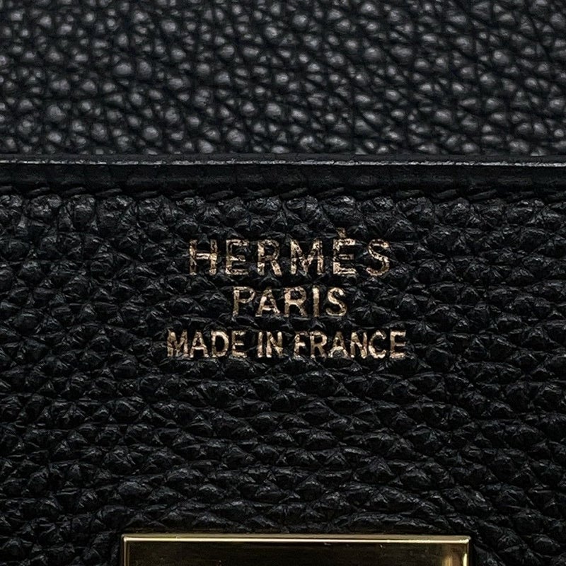 エルメス バーキン35 ブラック/ゴールド金具 トゴ □G刻印 HERMES Birkin ハンドバッグ 黒
