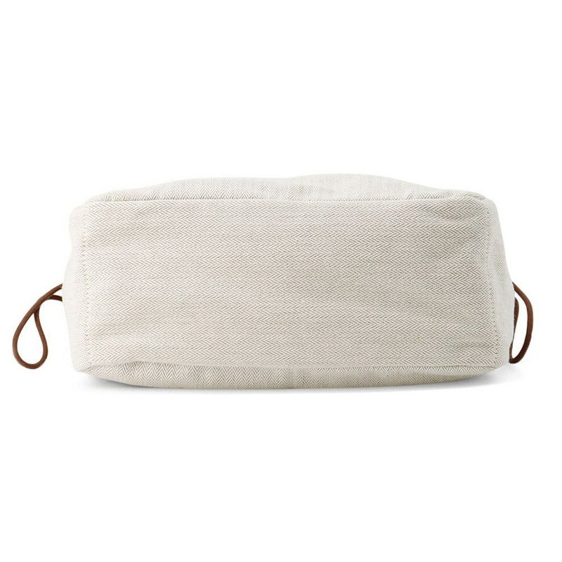 エルメス ポーチ フールビ25 ナチュラル/フォーヴ/シルバー金具 トワルシェブロン/バレニア Y刻 HERMES