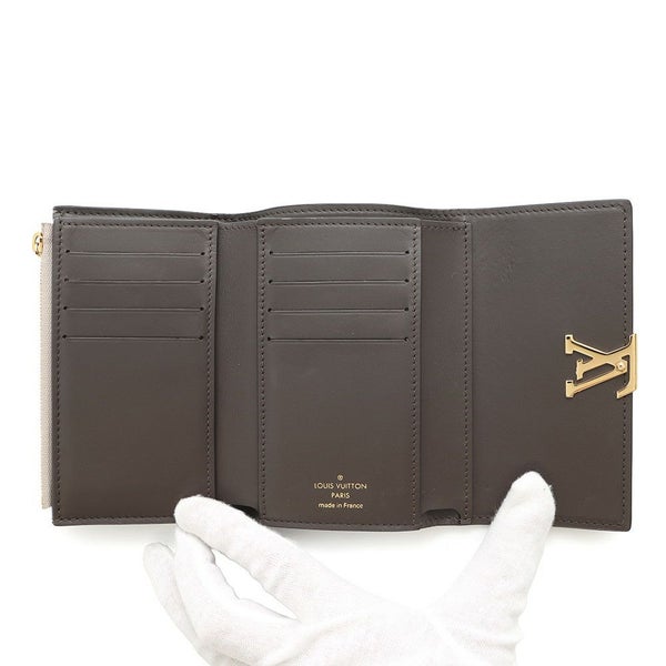 ルイヴィトン 三つ折り財布 トリヨンレザー ポルトフォイユ・カプシーヌ コンパクト M62159