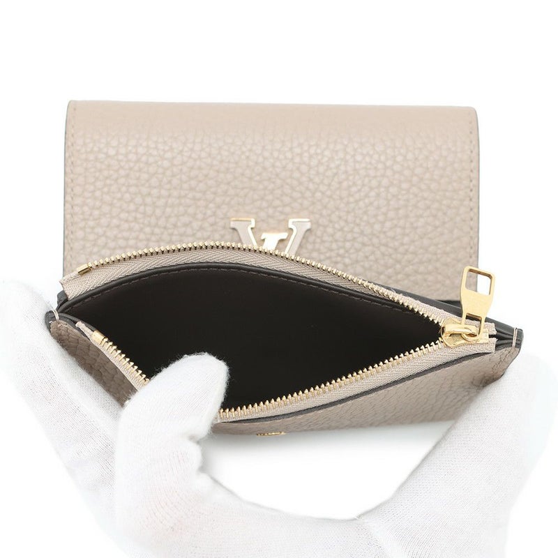 ルイヴィトン 三つ折り財布 トリヨンレザー ポルトフォイユ・カプシーヌ コンパクト M62159