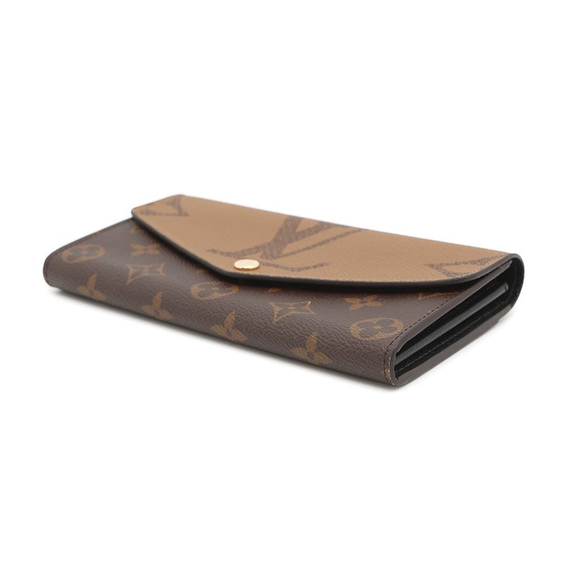 ルイヴィトン 長財布 モノグラム・ジャイアント リバース ポルトフォイユ・サラ M80726 LOUIS VUITTON ブラック 黒
