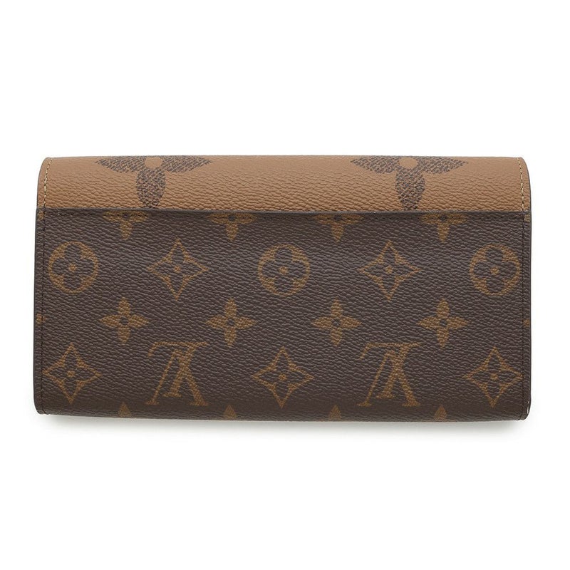 ルイヴィトン 長財布 モノグラム・ジャイアント リバース ポルトフォイユ・サラ M80726 LOUIS VUITTON ブラック 黒