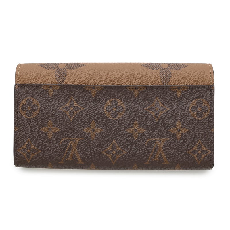 ルイヴィトン 長財布 モノグラム・ジャイアント リバース ポルトフォイユ・サラ M80726 LOUIS VUITTON ブラック 黒