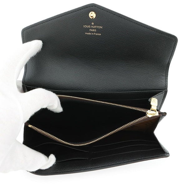 ルイヴィトン 長財布 モノグラム・ジャイアント リバース ポルトフォイユ・サラ M80726 LOUIS VUITTON ブラック 黒