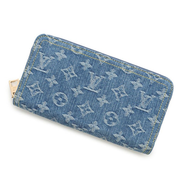 ルイヴィトン 長財布 モノグラム・デニム/LV リミックス ジッピー・ウォレット M82958