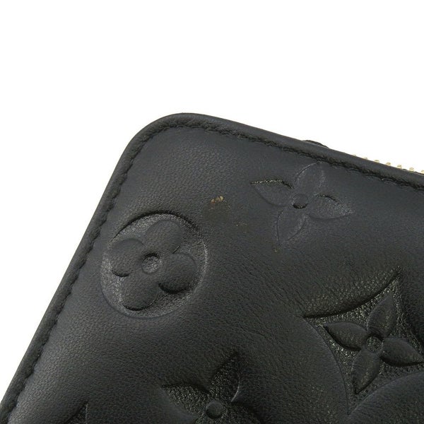 ルイヴィトン 長財布 モノグラム・ラムレザー ジッピー・ウォレット M81510 LOUIS VUITTON ヴィトン 財布 黒 ブラック