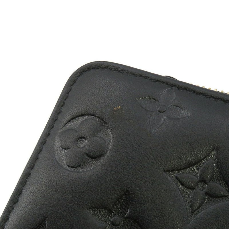ルイヴィトン 長財布 モノグラム・ラムレザー ジッピー・ウォレット M81510 LOUIS VUITTON ヴィトン 財布 黒 ブラック