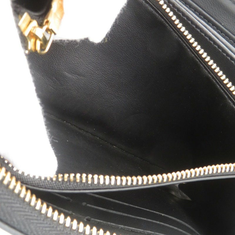 ルイヴィトン 長財布 モノグラム・ラムレザー ジッピー・ウォレット M81510 LOUIS VUITTON ヴィトン 財布 黒 ブラック