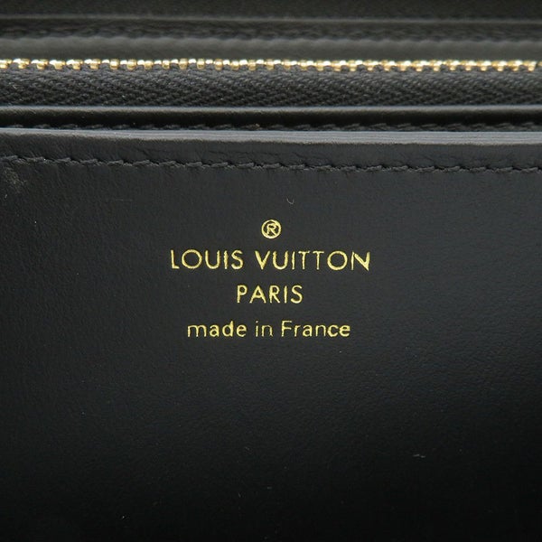 ルイヴィトン 長財布 モノグラム・ラムレザー ジッピー・ウォレット M81510 LOUIS VUITTON ヴィトン 財布 黒 ブラック