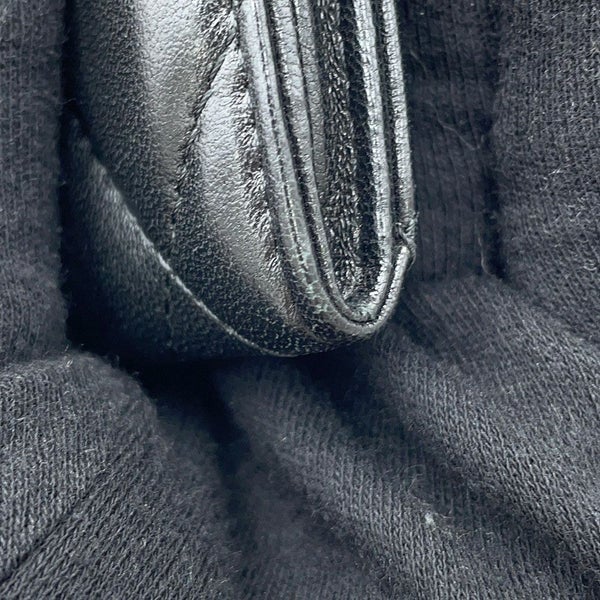 シャネル チェーンウォレット マトラッセ ココマーク ラムスキン AP2056 CHANEL 財布 黒