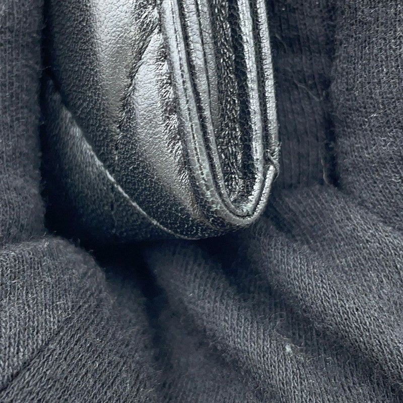 シャネル チェーンウォレット マトラッセ ココマーク ラムスキン AP2056 CHANEL 財布 黒