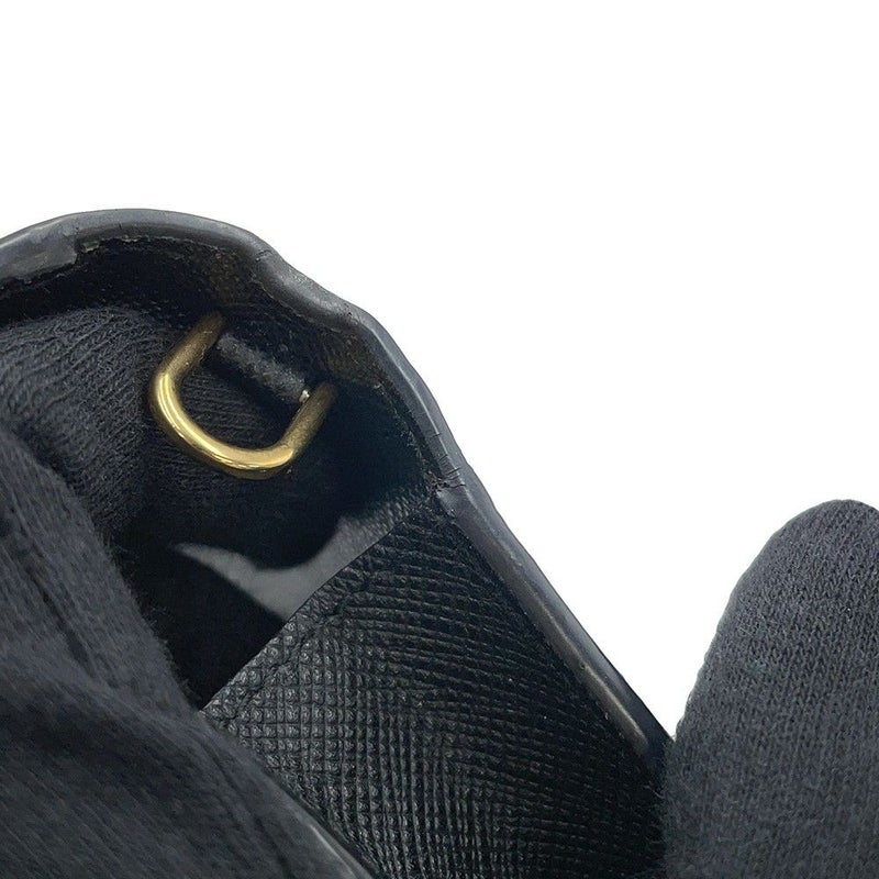 プラダ チェーンウォレット サフィアーノレザー PRADA 財布 黒