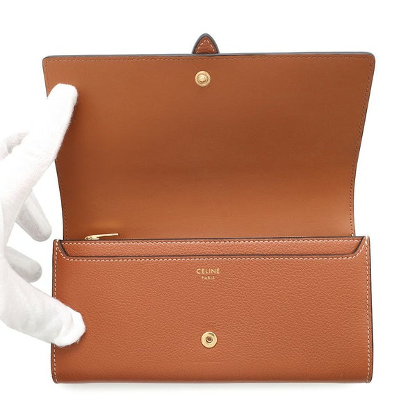 セリーヌ 長財布 ラージウォレット サプルカーフレザー 10M053GHH.04LU CELINE
