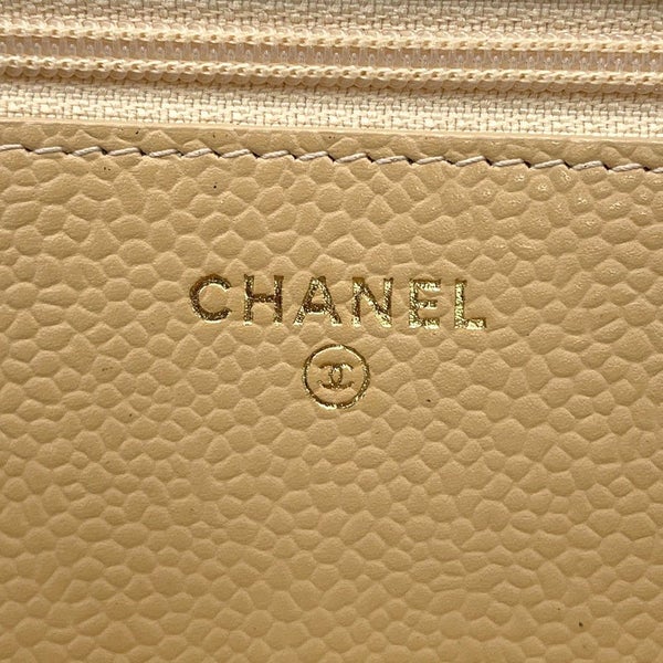 シャネル チェーンウォレット マトラッセ ココマーク キャビアスキン A33814 CHANEL 財布