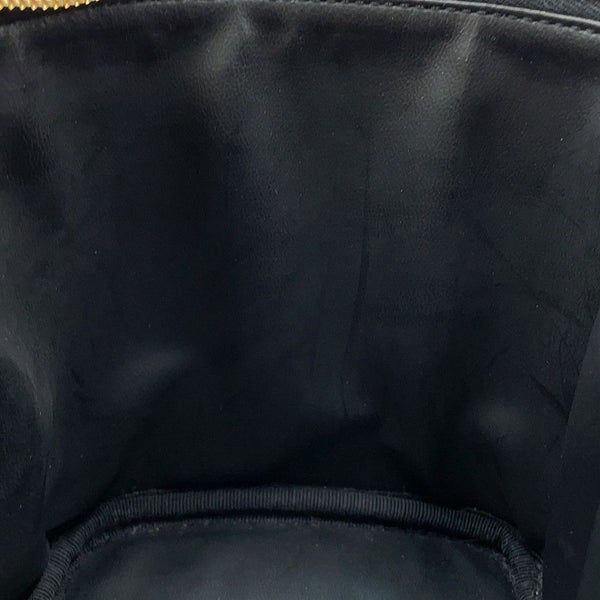 シャネル バニティバッグ ココマーク キャビアスキン 縦型 A01998 CHANEL 化粧ポーチ コスメポーチ 黒