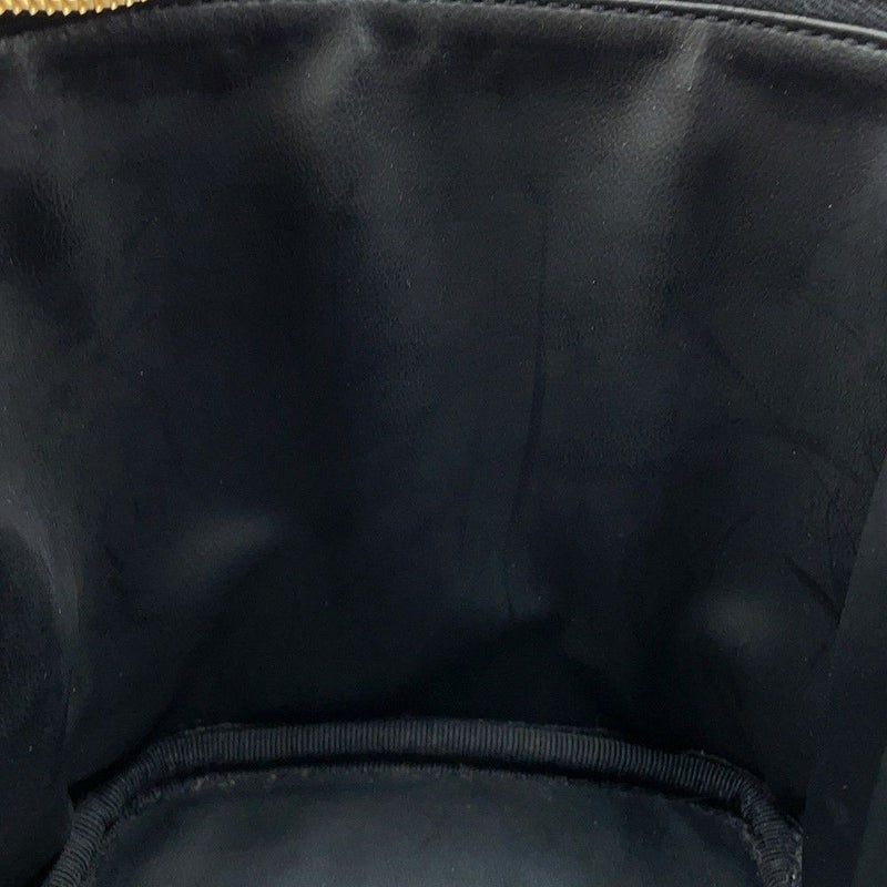 シャネル バニティバッグ ココマーク キャビアスキン 縦型 A01998 CHANEL 化粧ポーチ コスメポーチ 黒