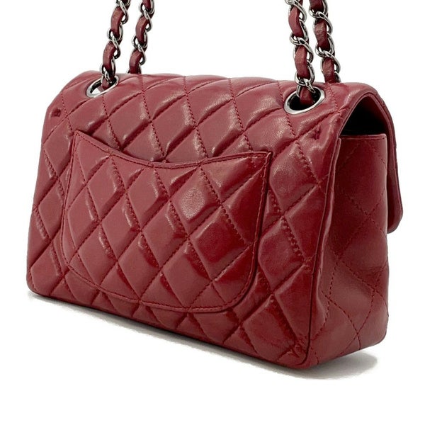 シャネル チェーンショルダーバッグ ココマーク ラムスキン CHANEL ミニ フラップ バッグ