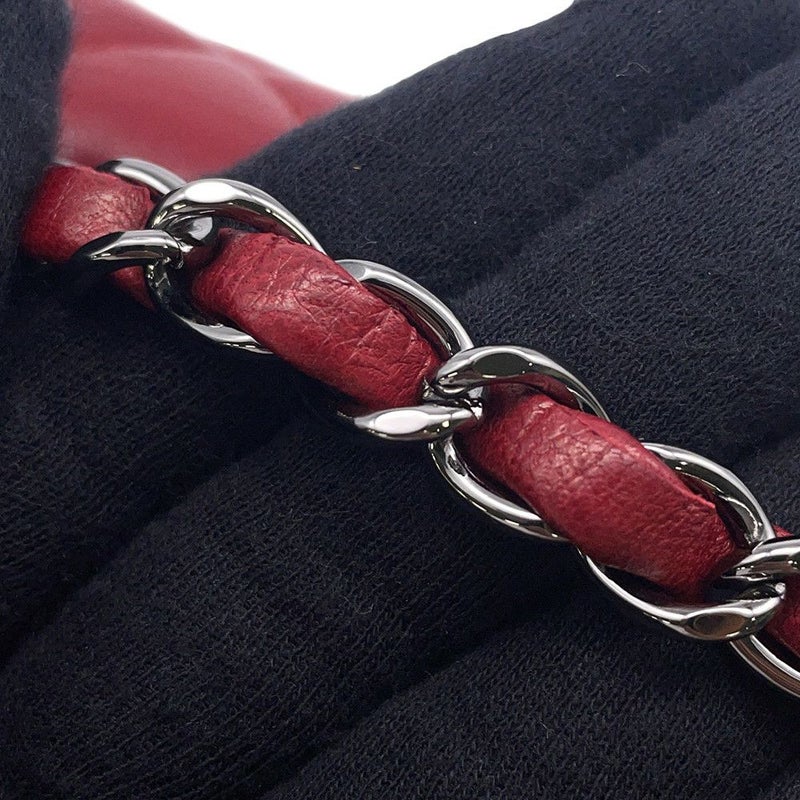 シャネル チェーンショルダーバッグ ココマーク ラムスキン CHANEL ミニ フラップ バッグ