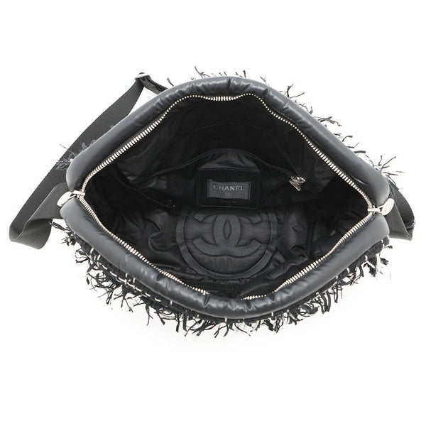 シャネル ショルダーバッグ ココネージュ ロゴ ココマーク ナイロン A57587 CHANEL バッグ 黒