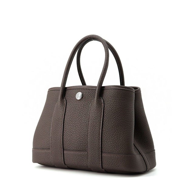 エルメス トートバッグ ネオ・ガーデン 23 ガーデンパーティ エベンヌ/シルバー金具 ネゴンダ W刻印