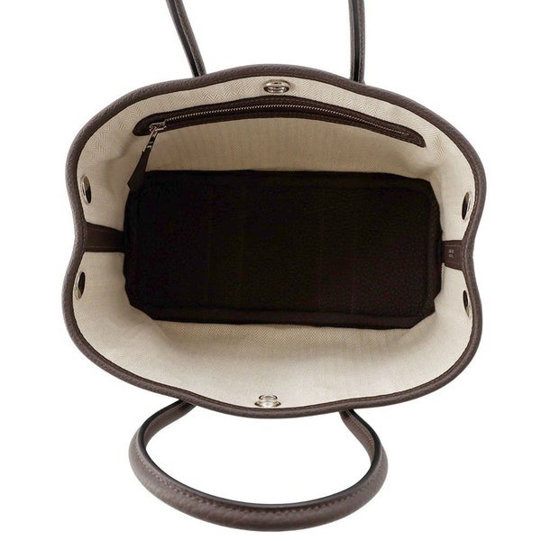 エルメス トートバッグ ネオ・ガーデン 23 ガーデンパーティ エベンヌ/シルバー金具 ネゴンダ W刻印