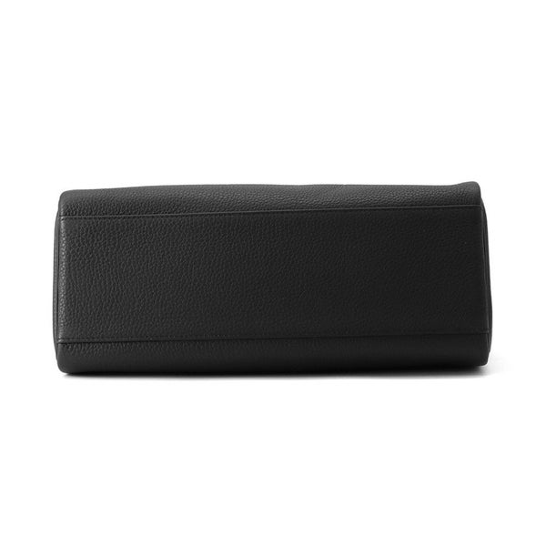 エルメス メッセンジャーケリーGM ブラック/シルバー金具 トゴ W刻印 HERMES メンズ 黒