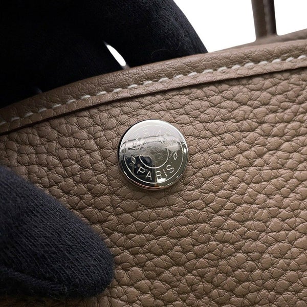 エルメス トートバッグ ガーデンパーティTPM エトゥープ/シルバー金具 ネゴンダ Z刻印