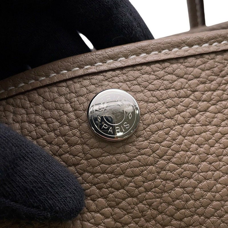 エルメス トートバッグ ガーデンパーティTPM エトゥープ/シルバー金具 ネゴンダ Z刻印